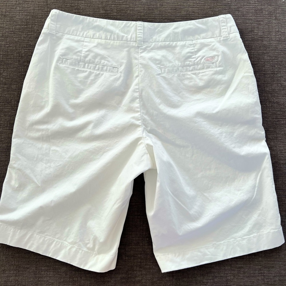 Vineyard Vines Dayboat Bermuda Shorts White Sz 8 - Picture 2 of 8